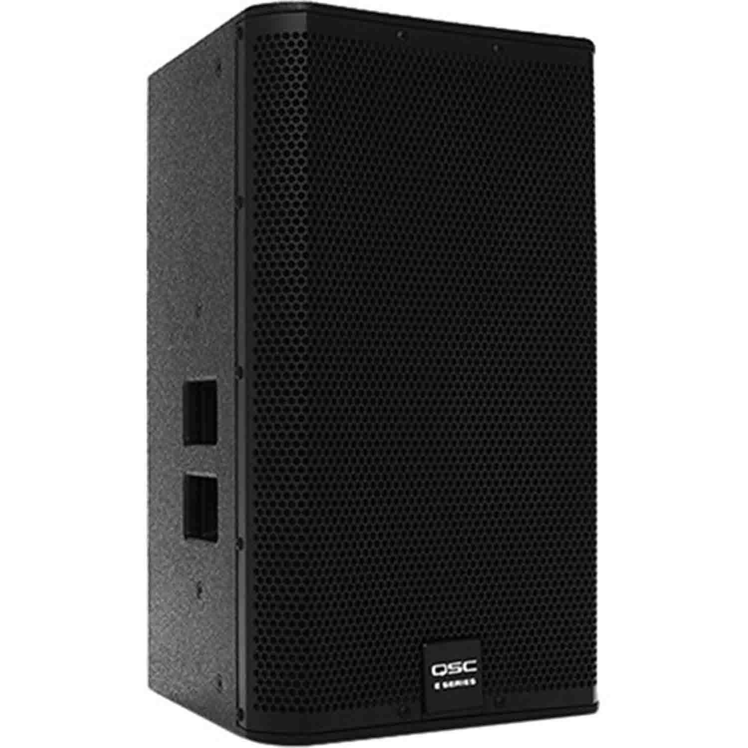 QSC E112BK 12" 400 Watt 2-Way Full Range Passive Loudspeaker