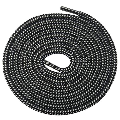 Image of 3 Pairs Heavy Duty Round Boot Laces Shoelaces for Hiking Walking Construction Safety Work Boots Shoes