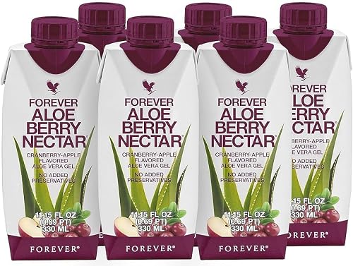 Forever Living Products Forever Berry Nectar® Minis (12 x 330ml Pack)- Supports gastrointestinal health, aids digestion, and promotes overall health and well-being