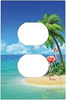 Vista 52 de Cubierta de Interruptor de Luz de Estilo Boho Vintage de los 70 Sol Arcoíris Champiñón Floral Rocker Individual 1 Gang Cubierta de Enchufe