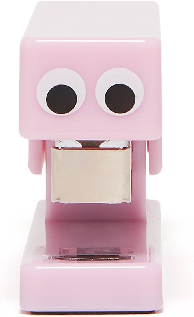 ban.do Get it Together Desk Buddies, Mini Size Pink Acrylic Stapler