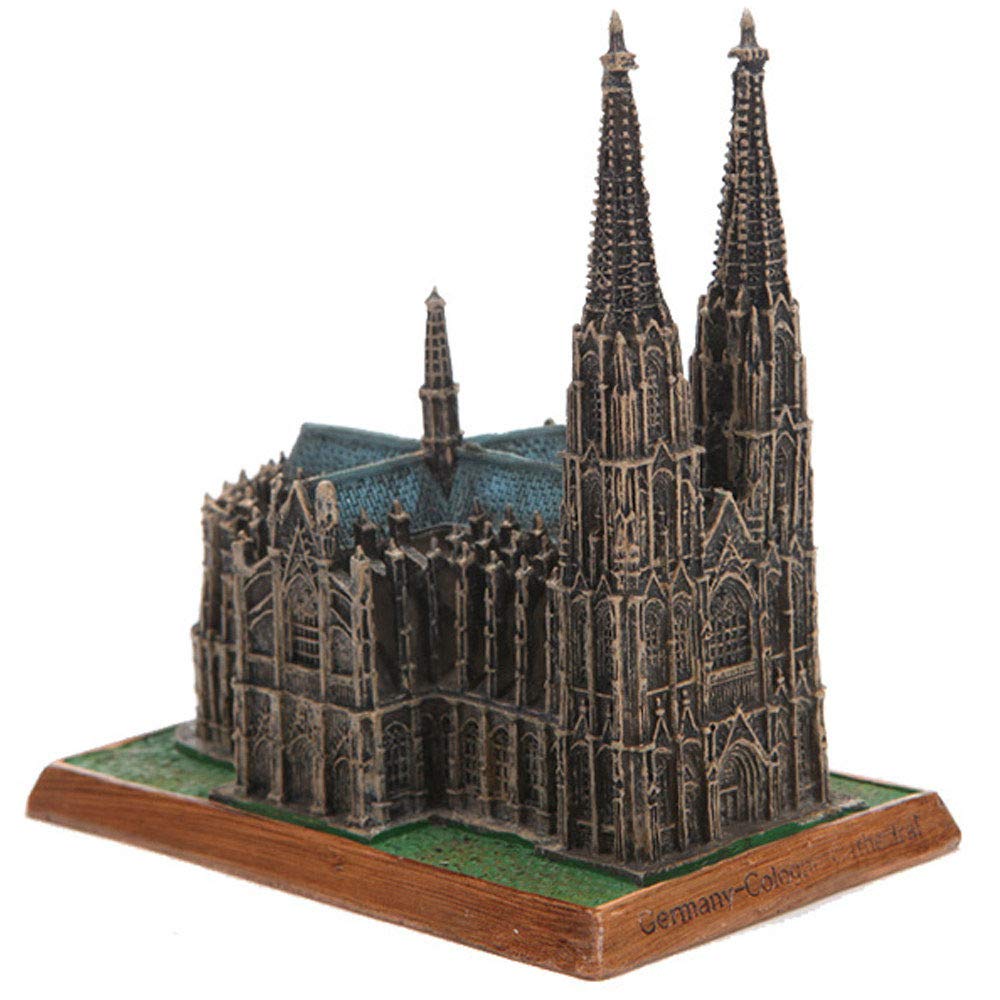 【ケルン大聖堂 超大型コイン】376g スワロフスキー 装飾付 ドイツ 2016 Amazon.co.jp: 建築像の彫刻ケルン大聖堂の像、ドイツの都市建築