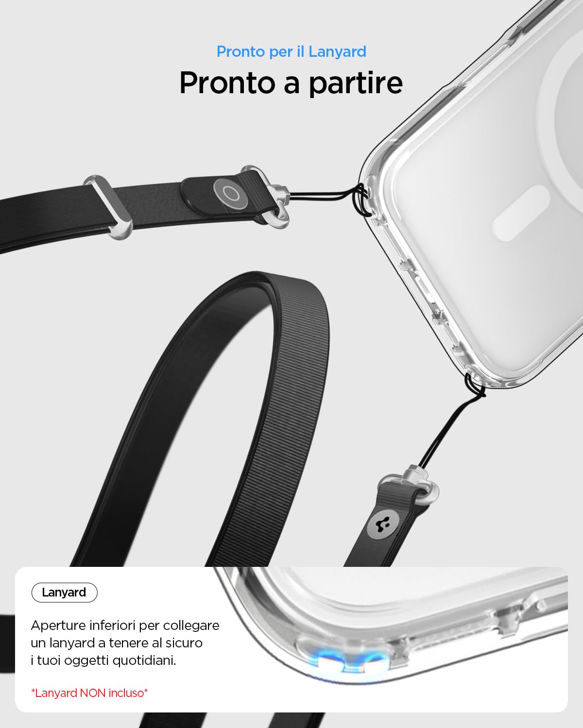 Spigen Cover per iPhone 17, Ultra Hybrid MagFit, Compatibile con MagSafe [Tecnologia DuraClear] - Clear White
