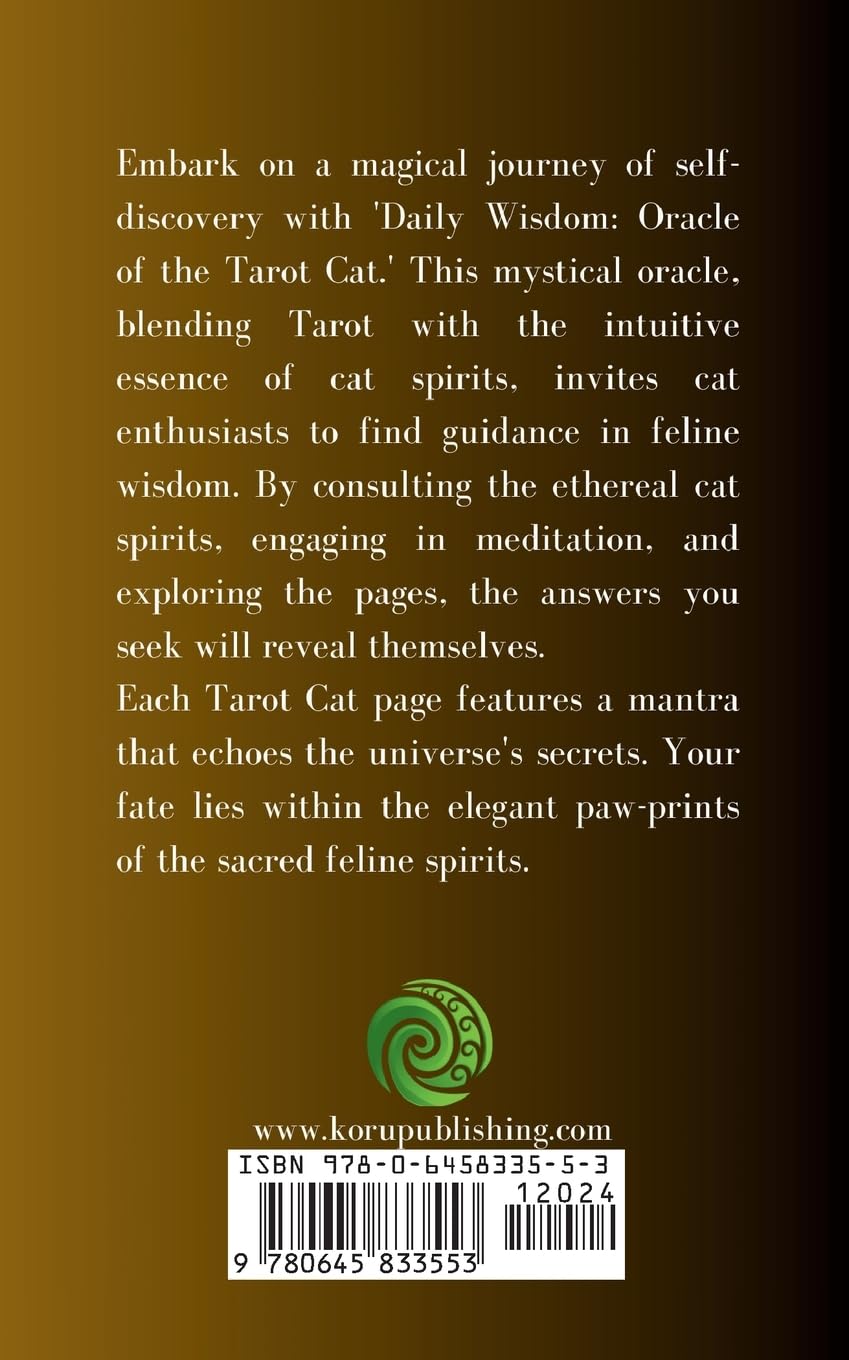 Oracle of the Tarot Cat: Cat spirit daily insights