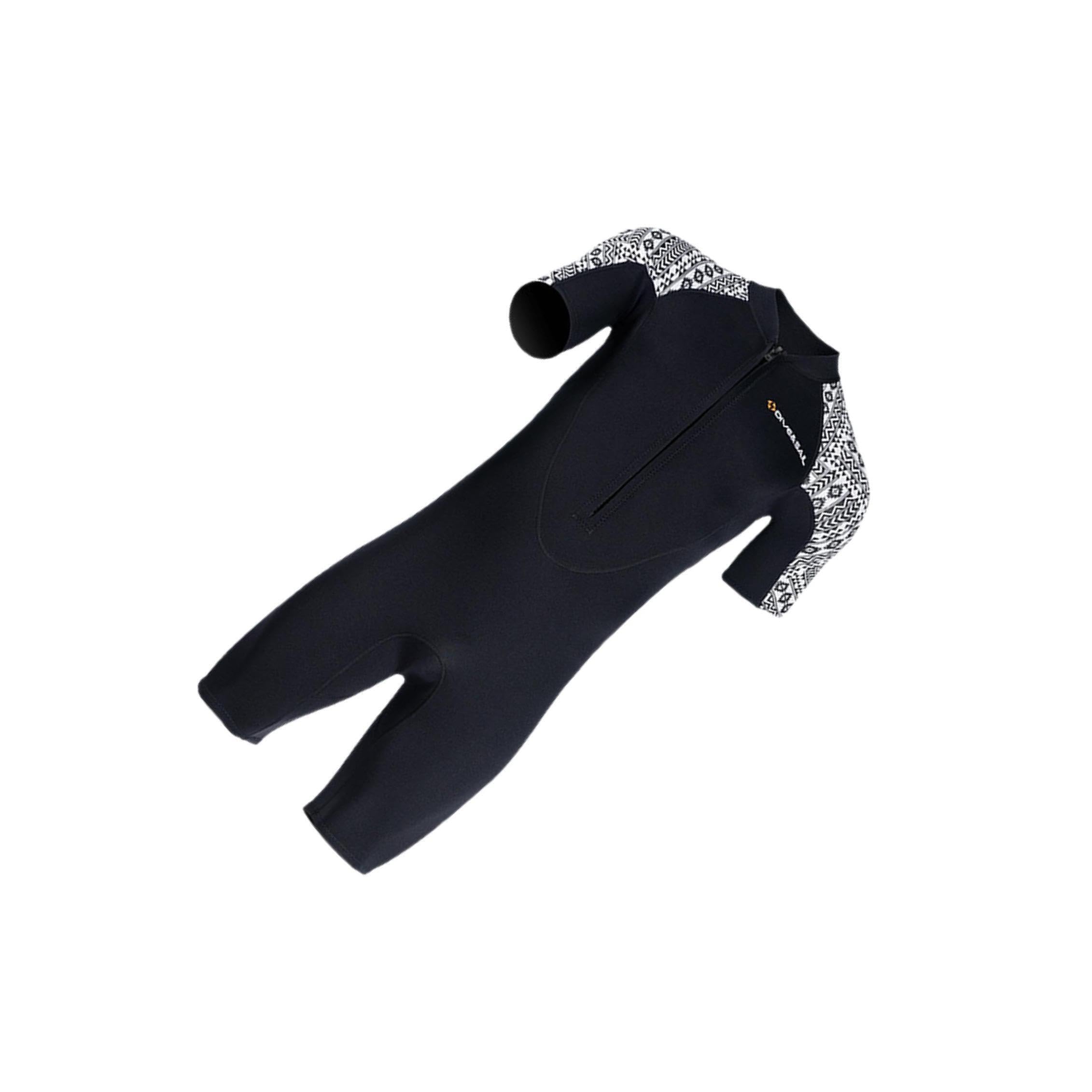 Combinaison Shorty en néoprène 3 mm avec Fermeture éclair Frontale, idéale pour la plongée en Eau Froide et Le Surf. Combinaison Thermique pour
