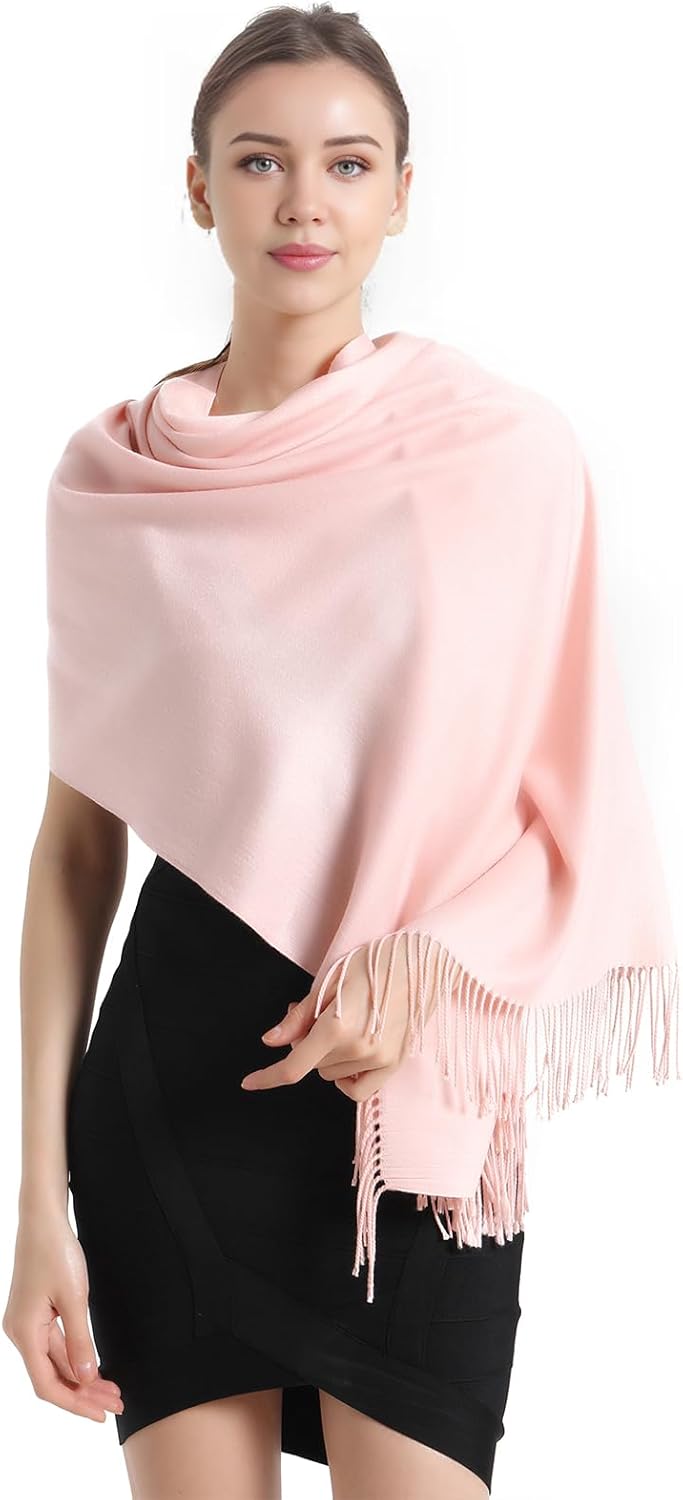 Pashmina Scarf and Shawl - Soft Women Pashminas Wrap for Wedding Evening Party dresses - Image 4