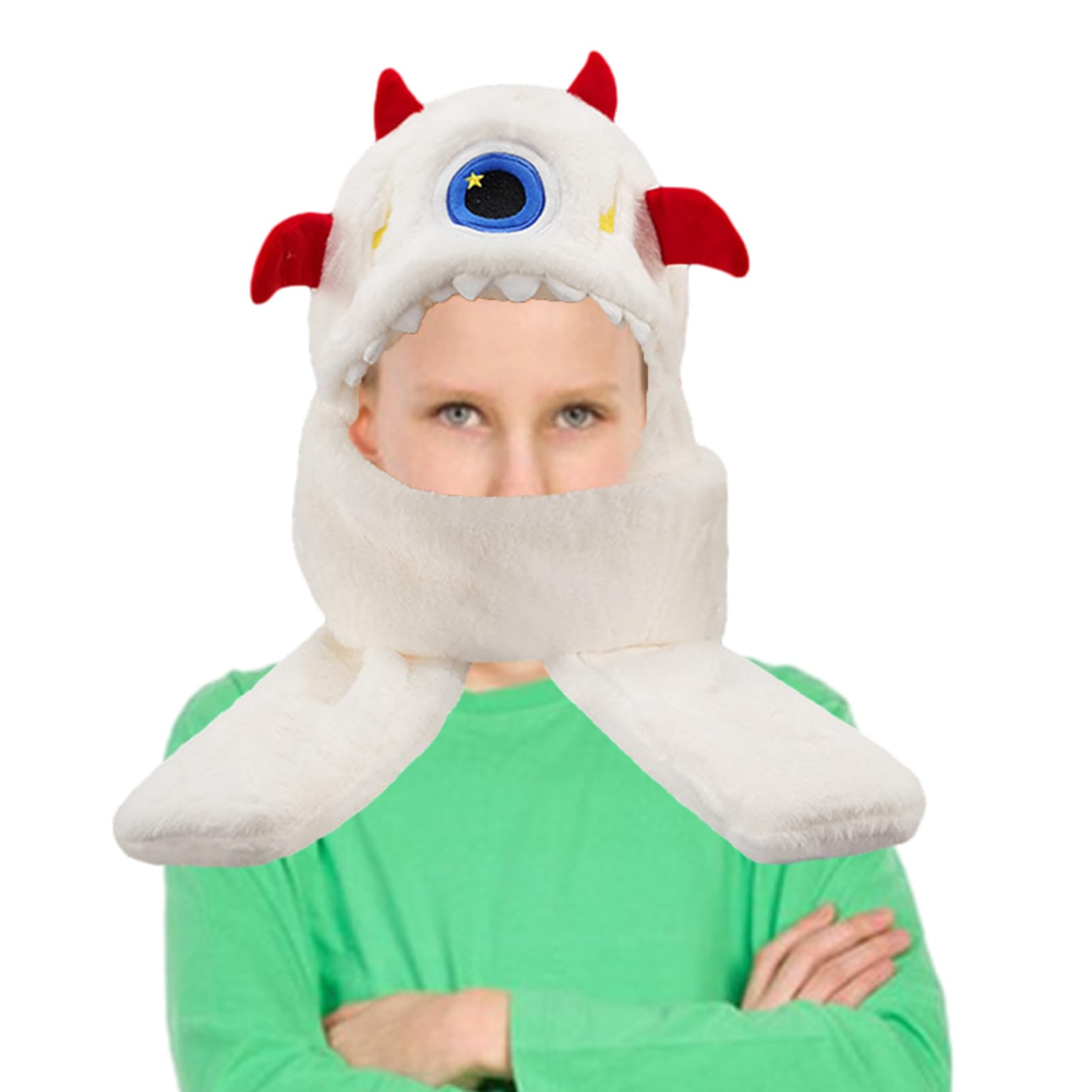 Chapeau d’animal en peluche Teksome pour soirée déguisée et sorties hivernales confort