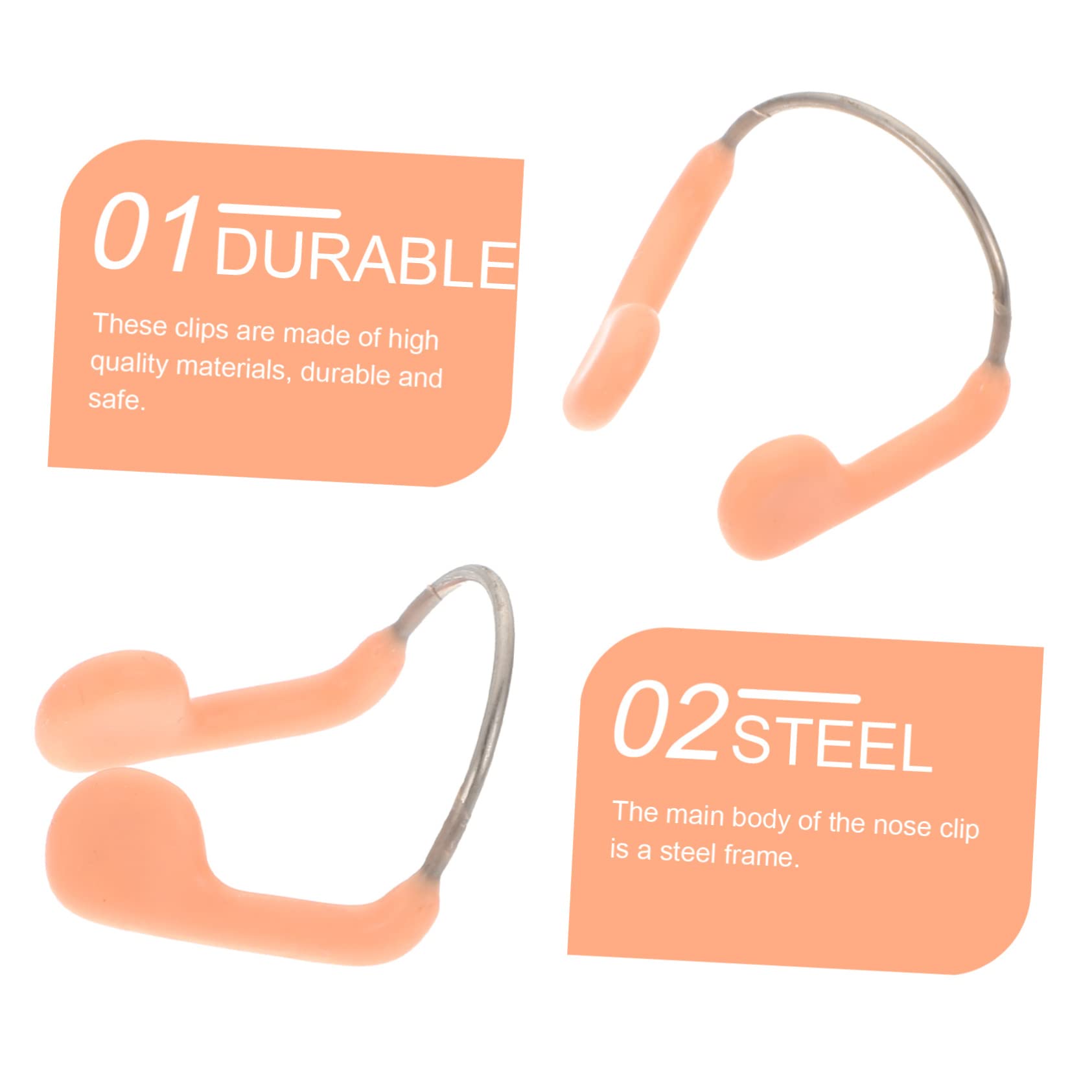 Clip para La Nariz Tapones para La Nariz para Nadar para Adultos Pinza para La Nariz Protector De Nariz para Natación Accesorios para Suministros De Natación Clip De Entrenamiento