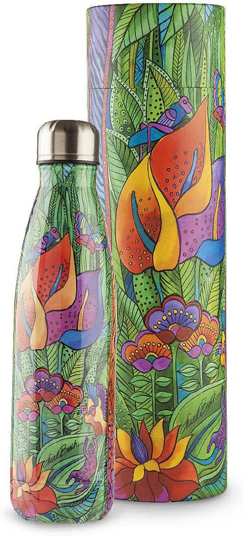 Egan Thermal Bottle L. Burch Jungle Song Green ML.500 Bottle, Steel, Unique