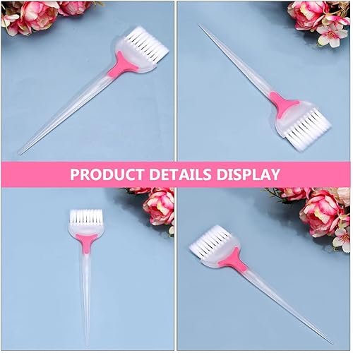 Miniatura 8 de Beaupretty Kit de pinceles de tinte para el cabello de peluquería 4 pinceles de tinte y resaltado, cepillo para teñir el cabello para teñir el