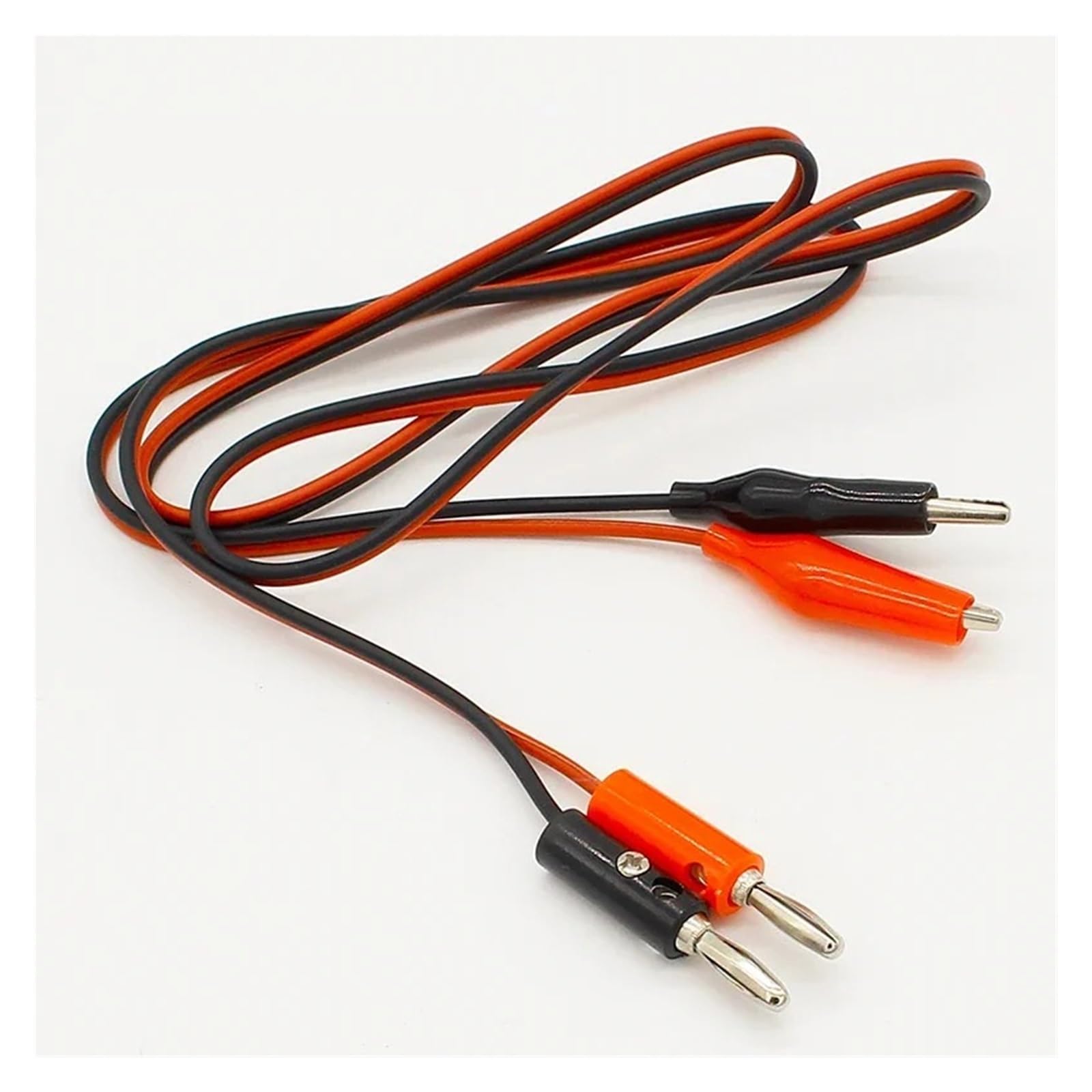 4 mm wtryskowy banan do osłoniętej miedzi zacisk elektryczny zacisk krokodylkowy przewody testowe 1 m do sondy testowej