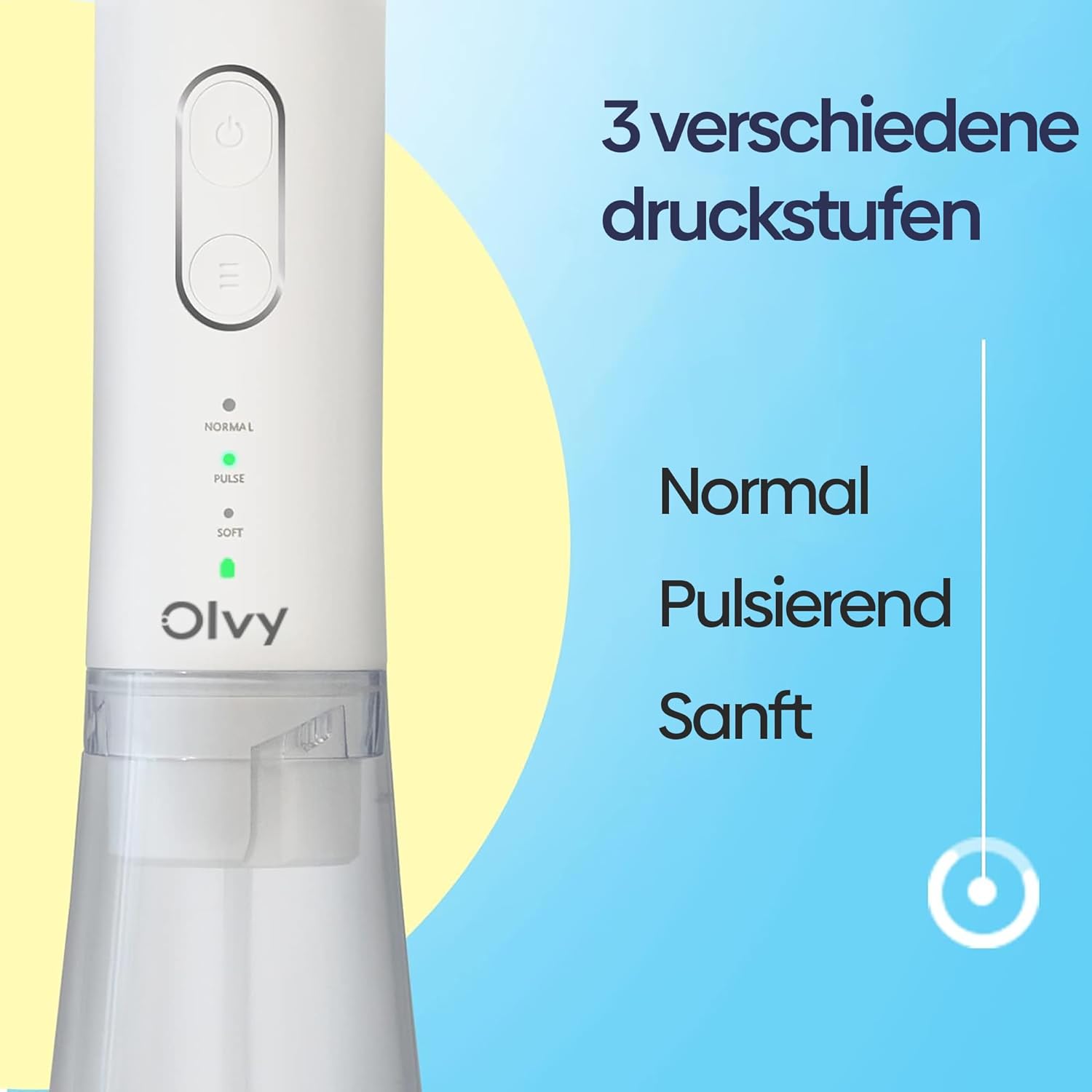 Olvy Nasal Irrigator pressure modes