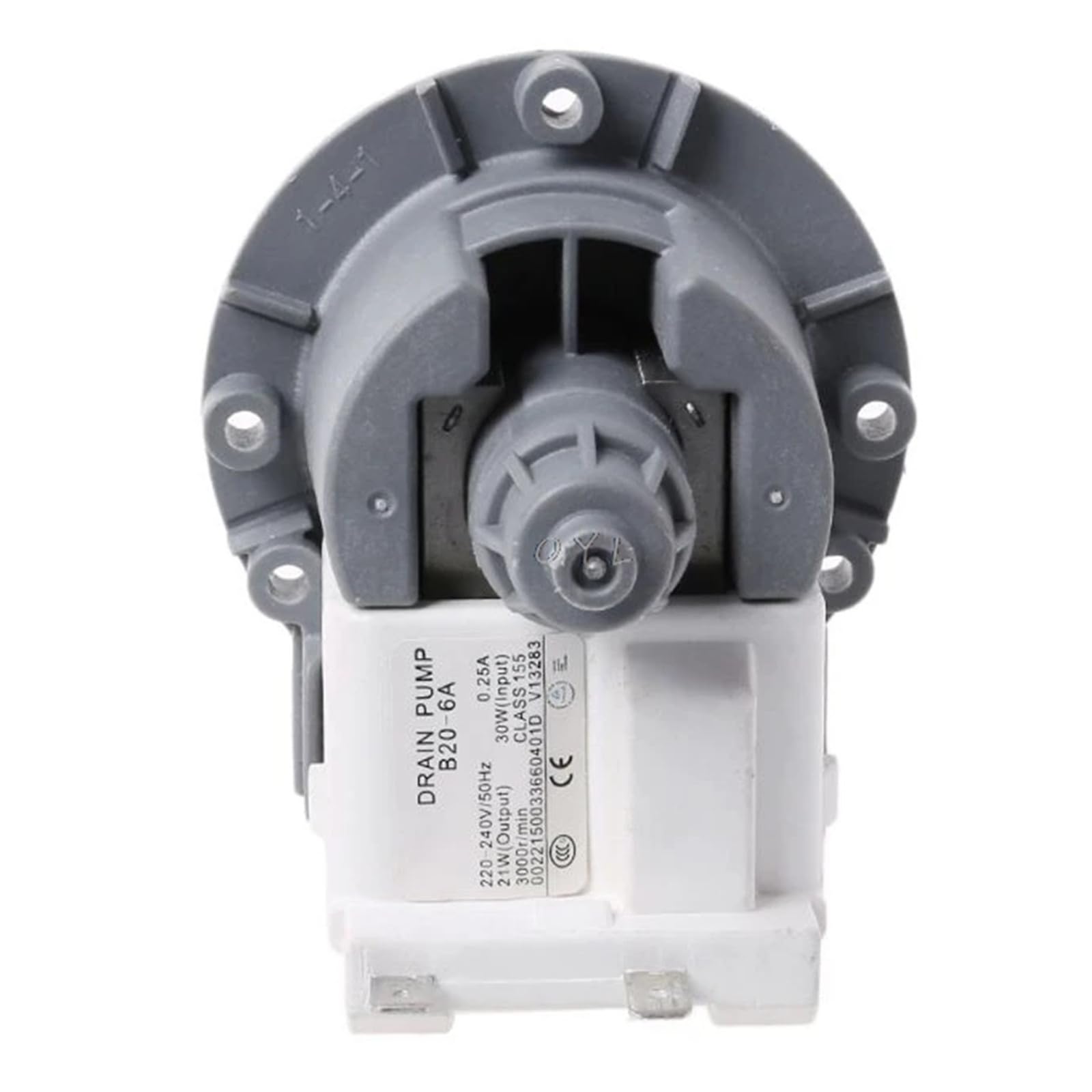 Motore Pompa di Scarico per Lavatrice 4N518059, Compatibile con Samsung | Ingresso 30W, Uscita 21W, Corrente 0.25A; Struttura in Plastica e Metallo; Contenuto 1 pezzo