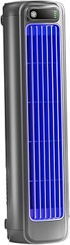 12.3" Tower Fans Oscillating Quiet, 3 Speeds Cooling Fan for Room, Horizontal/Vertical Floor Fan, USB Bladeless for Bedroom Dormitory Kitchen Office, Cooling for Room
