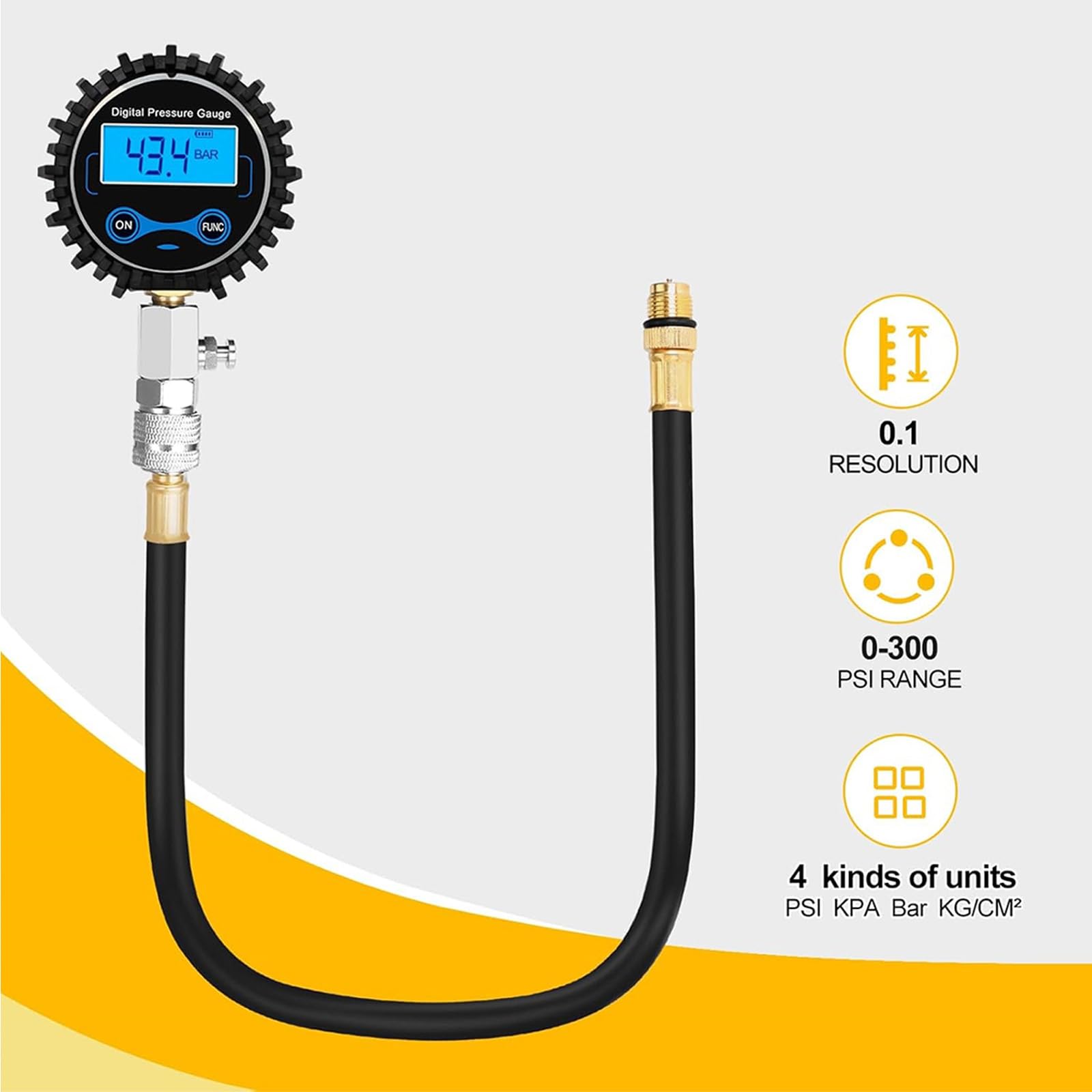 Set di test di compressione del motore digitale con connettori rapidi, adatto per auto, camion, barche, moto, strumento diagnostico per auto
