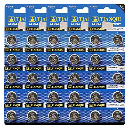 Tianqiu 50 357 Alkaline Watch Batteries Lr44 Ag13 Sr44W Battery #TOP26