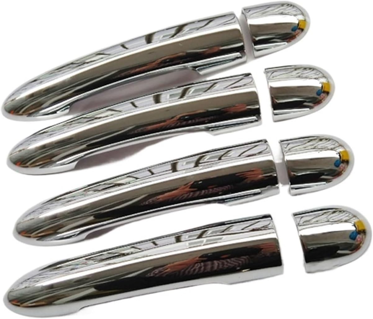 Grab Handles ABS Chrome Door Handle Catch Cover Trim Cap Accessories Fit for Renault Fit for Espace IV 4 2003 2013 Universal(C-1)