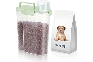 5-Pound Dog Food Storage Bin with Smart Pour Spout