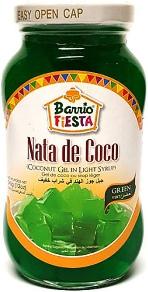 Barrio Fiesta Syrups (Nata de Coco (Green), 1 Pack)