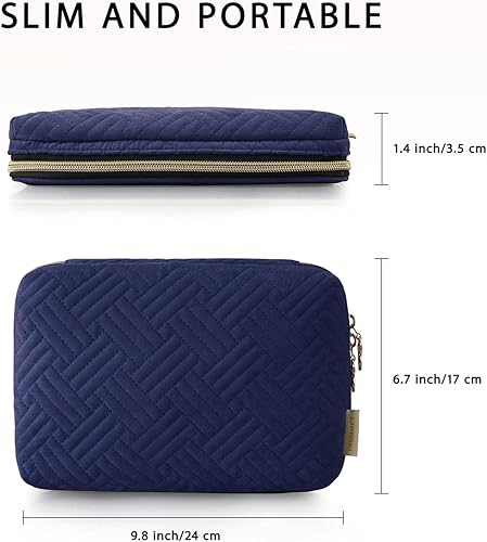 Miniatura 6 de BAGSMART Organizador de artículos electrónicos de viaje, pequeña bolsa organizadora de cables de viaje para artículos esenciales de viaje,