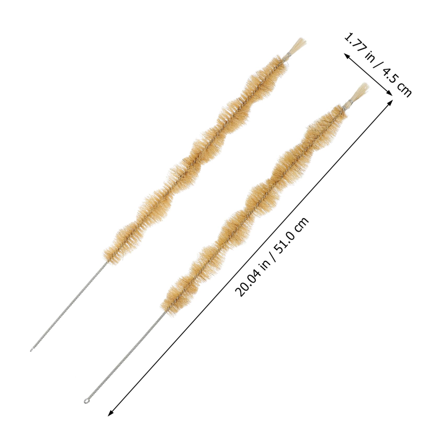 Didiseaon 2pcs Laboratory Cleaning Brush Tube Sweep Brush Water Bottle Cleaning Brush Bottle Washer Brush Brush Bottle Scrubbing Brush Pig Hair Graduated Cylinder