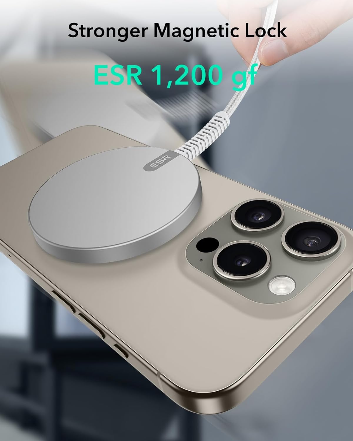 ESR 2 Pack for Magsafe Charger, 15W Wireless Charger, for iPhone 17-12, AirPods 4/3/Pro/Pro 2, Galaxy S26/S25, Strong Magnetic Charging Pad with Type-C Cable, White