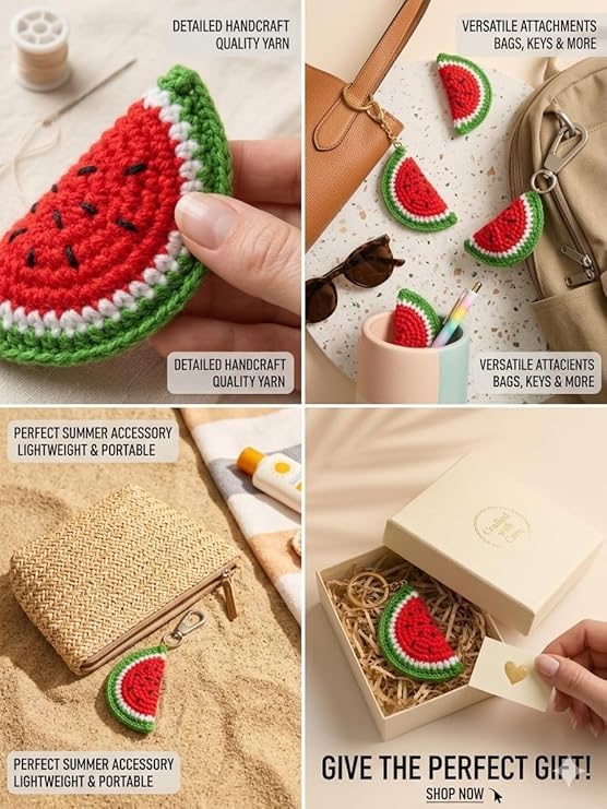Image of Handmade Crochet Sunflower Keychain for Women & Girls, Cute Yellow Flower Key Ring Charm, Soft Yarn Knitted Gift, Bag Charm, Car Key Holder, Aesthetic Handmade Floral Accessory