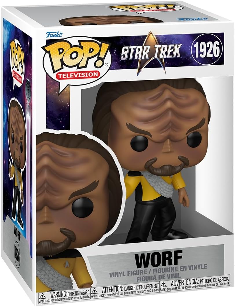Funko Pop! TV: Star Trek Next Generation - Worf - Collectable Vinyl Figure - Gift Idea - Official Merchandise - Toys for Kids & Adults - Sci-Fi Fans