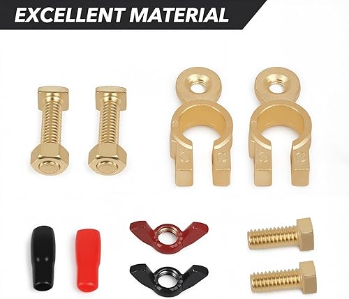 Miniatura 2 de SINGARO Conector de terminal de batería de automóvil, cable de cobre puro, clip de poste superior positivo y negativo, aplicable a accesorios de