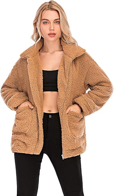 fuzzy oversized jacket