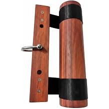 Baoblaze Rolling Bar Hand Exerciser Wooden Roller Grip Finger Strength Tool With Metal Hook And Woven Straps Portable Compact Build Suitable for home workout office breaks travel small gym areas , A-grade 4cm