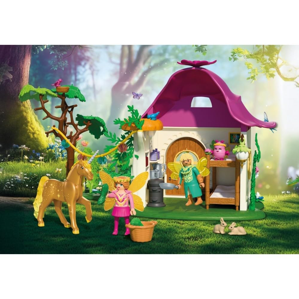 PLAYMOBIL 71838 Magic Unicorns: Gemütliches Feenzuhause Mit Goldeinhorn Und Stall 2052850