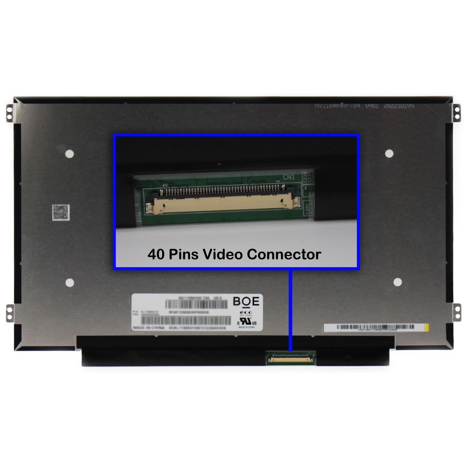 Dalle Écran Acer KL.11605.036 11,6" LED - Résolution HD 1366x768 - Neuf Garanti 1 An