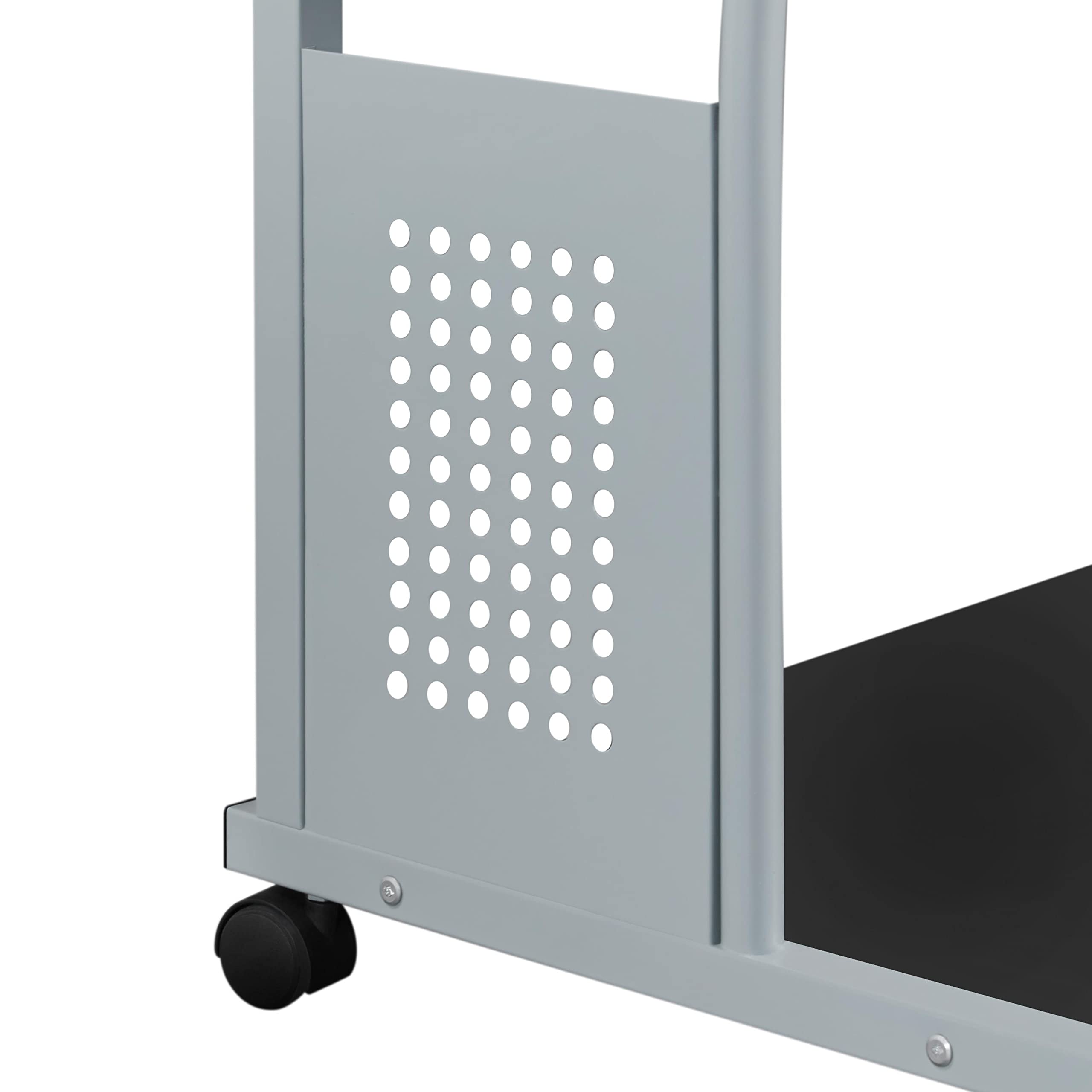 Buy Topeakmart 2 Tier Computer Desk with Printer Shelf and Keyboard