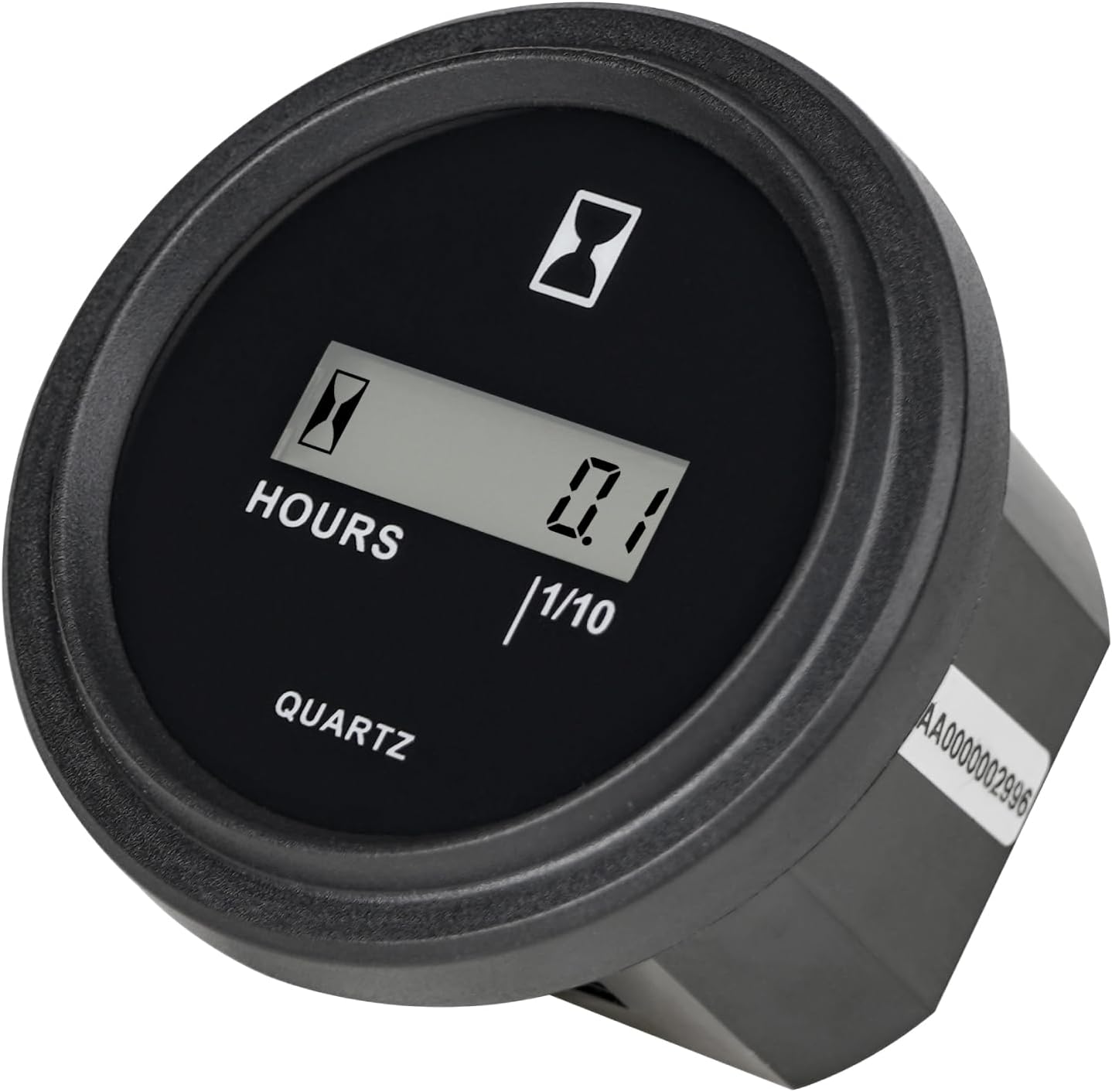 Digital Hour Meter,AC 86V to 230V,Resettable Total Running Hours,Data Storage for Lawn Mower Tractor Generator Golf cart Scrubber Marine ATV Motor Compressor and Other Powered Equipment