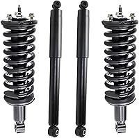 Vista 31 de Detroit Axle - Amortiguadores de muelles helicoidales RWD para Dodge Charger 2012-2020, 2012-2019 Challenger 2 Amortiguadores delanteros completos