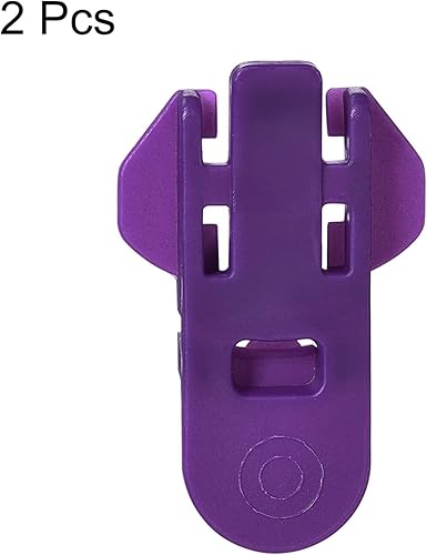 Miniatura 3 de uxcell 2 abrelatas manuales fáciles de usar, protector para latas de bebidas, abrelatas de plástico para bebidas de cerveza de soda, color morado