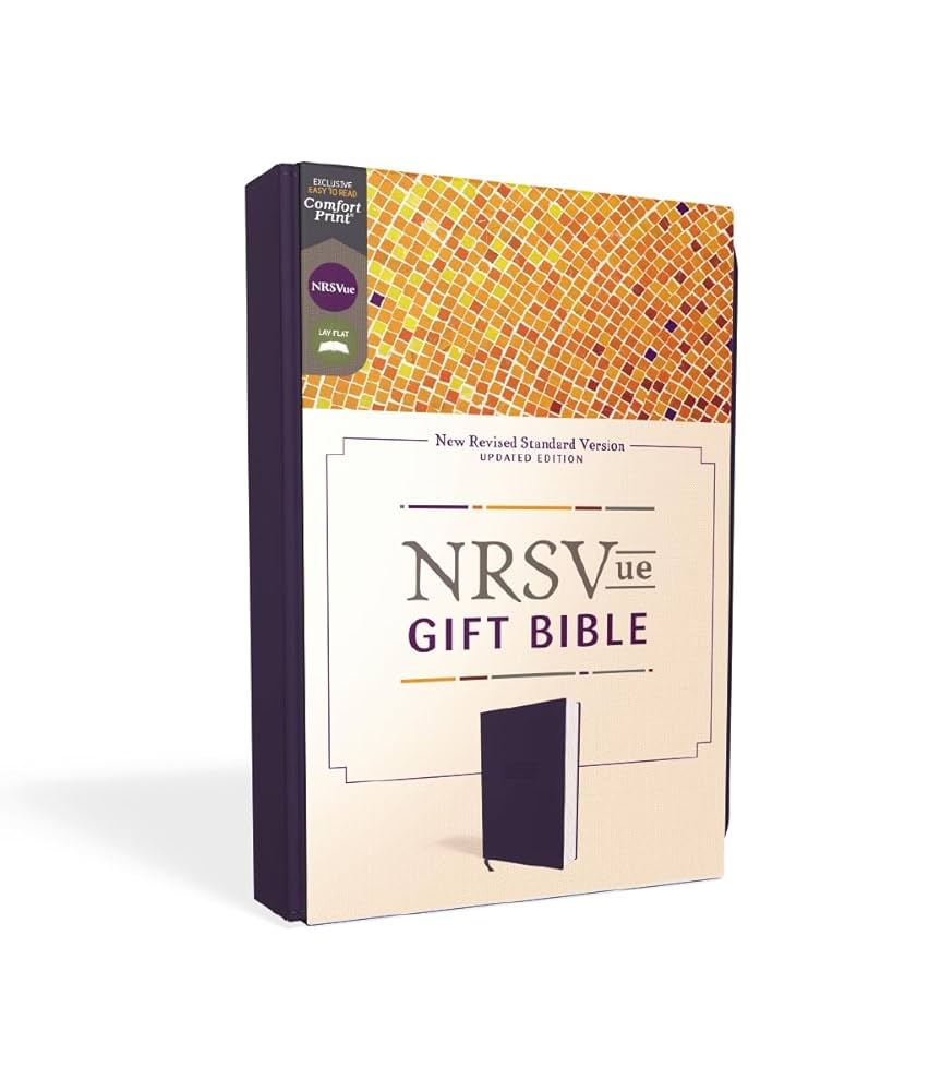 NRSVue, Gift Bible, Leathersoft, Blue, Comfort Print
