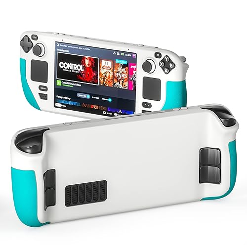 Dust Cover for Steam Deck Protection Cover Case Compatible for Steam Deck (white)