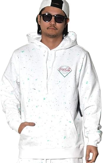 Amazon ダイヤモンドサプライ Diamond Supply Co パーカー 大きいサイズ メンズ コカコーラ コラボ Paint Splatter Hoodie A19dmtg057s ホワイト Xl トレーナー パーカー 通販