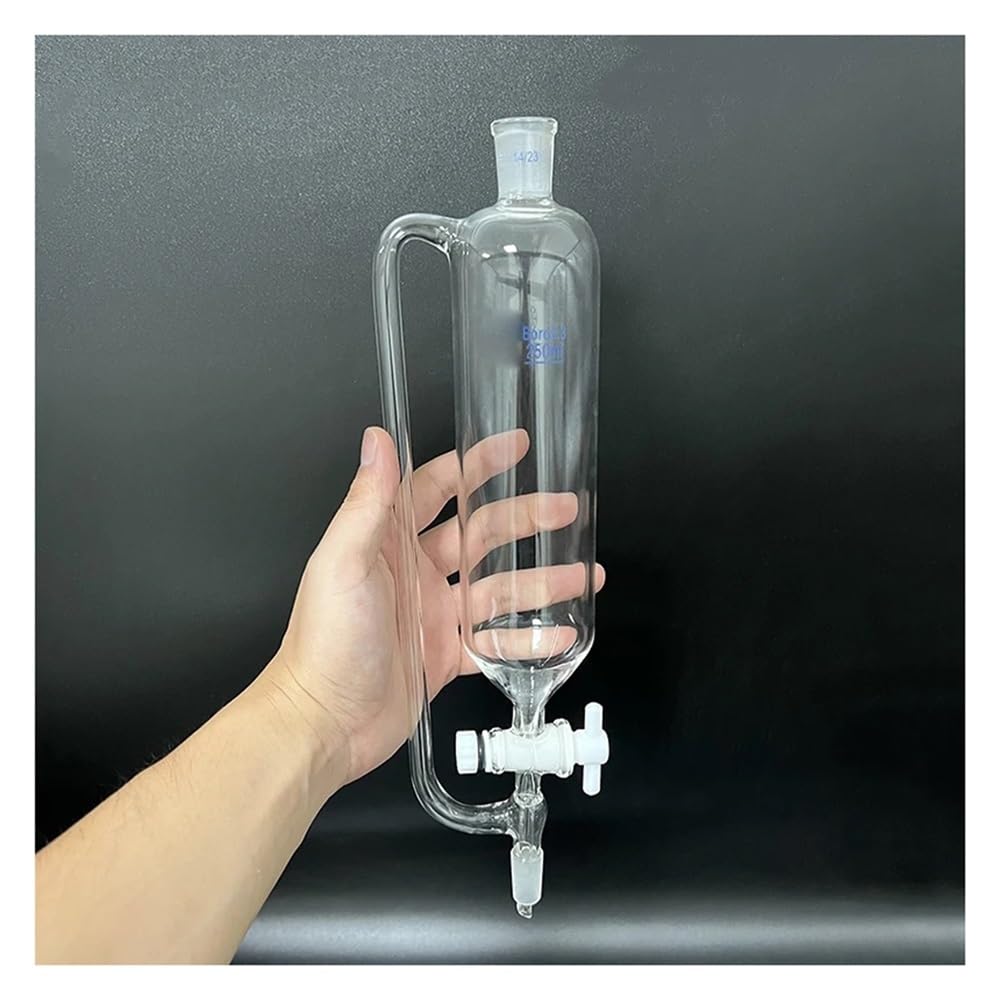 Entonnoir à pression cylindrique pour stopper les fuites de solvant au laboratoire - 2
