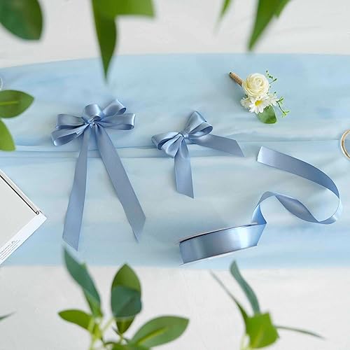 Vista 992 de MEEDEE Orange Satin Ribbon - 1.5 inch Double Faced Satin Ribbon, 50 Yards - Neon Tangerine - For Christmas, Thanksgiving, Halloween, Weddings