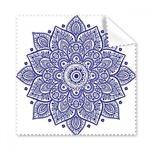 Chiffon de nettoyage lunettes motif violet floral cadeau utile pour écran 5pcs