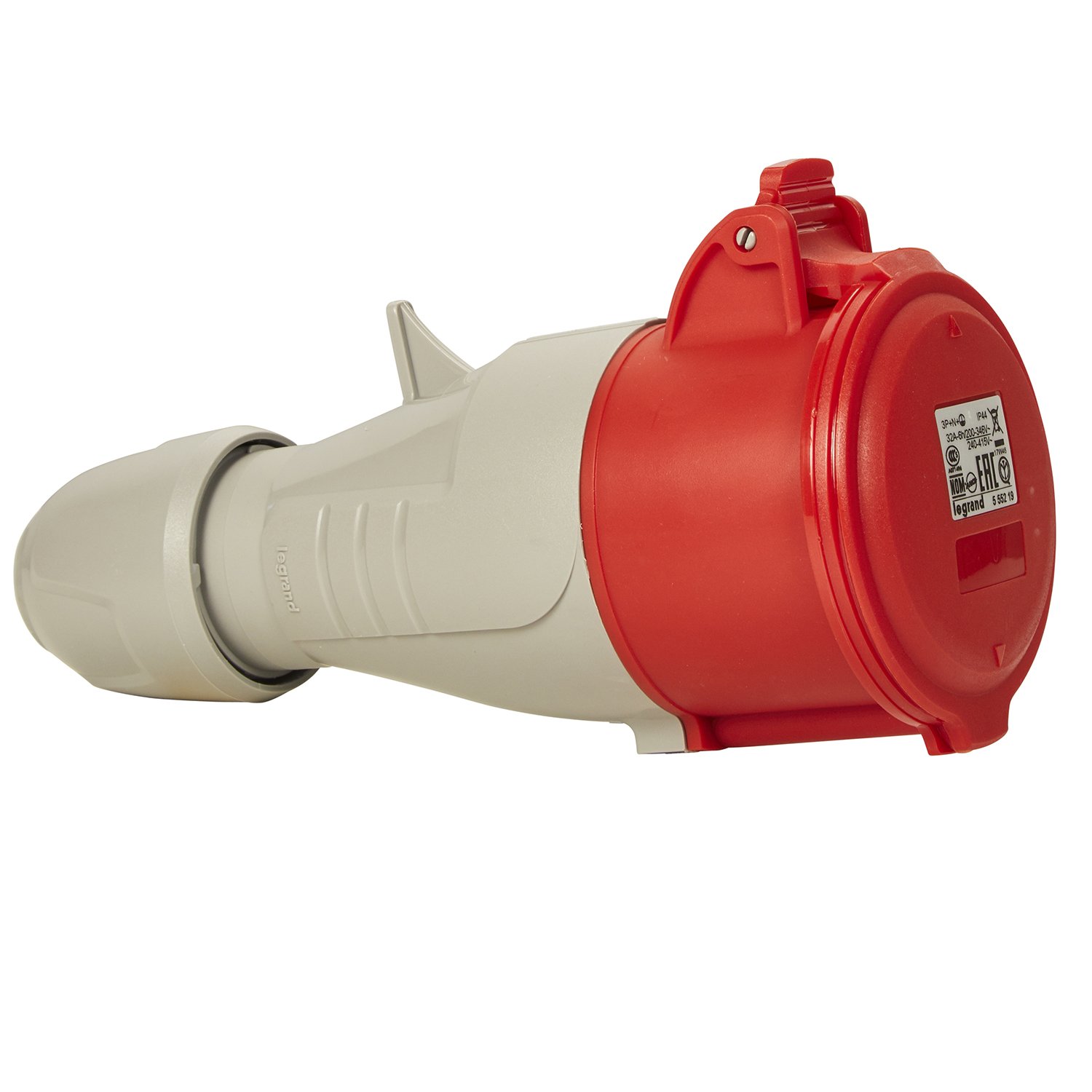 LegrandP17 Tempra Pro Power Connector Female Red 3P + N + E 415 V / 32 A Cable Assembly IP44