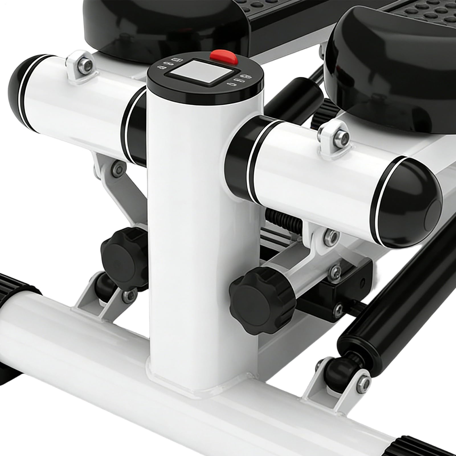Stepper | Strumento di sollevamento pesi, silenzioso, portatile, regolabile, con schermo LCD, per allenamento quotidiano, yoga, palestra, ufficio, appartamento, viaggi, interni