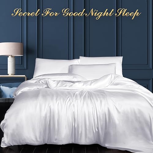 Miniatura 6 de Paquete de 2 fundas de almohada 100% seda de morera para cabello y piel, con cremallera oculta, ambos lados 22 momme funda de almohada de seda