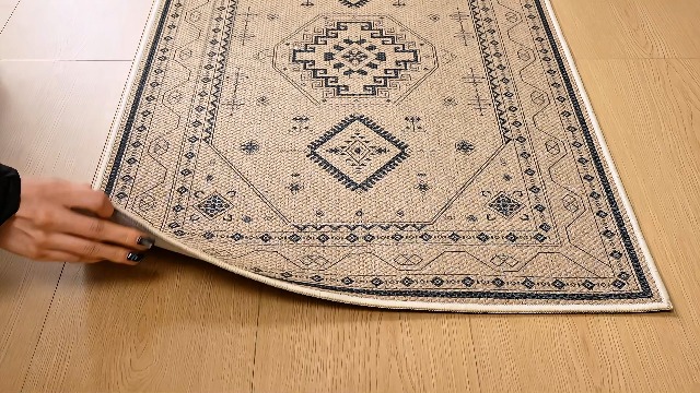 Tapete decorativo boho 2x3 lavable antideslizante miniatura 7