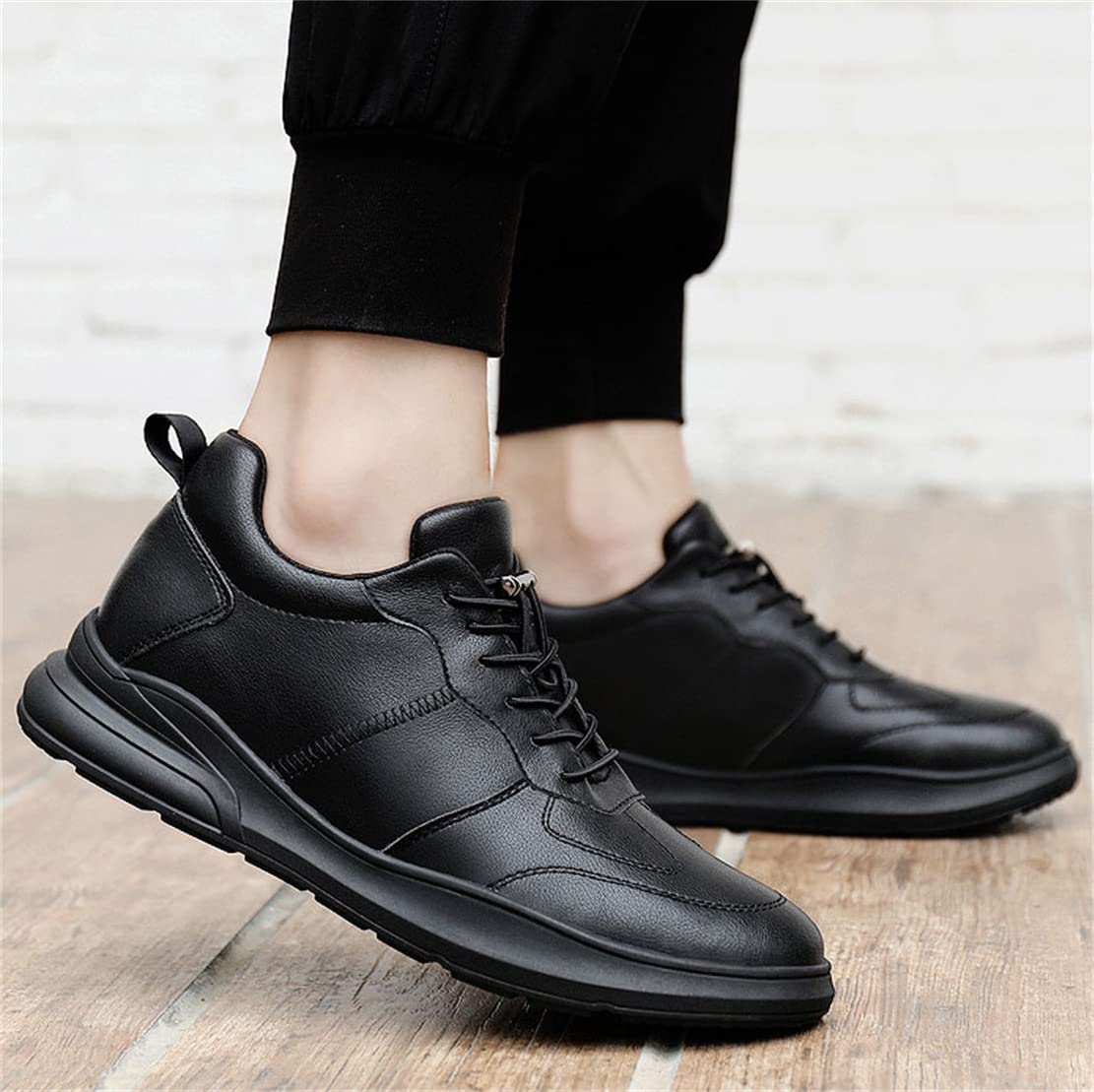 VIBLiSS Mocassini con Rialzo da Uomo con Altezza Crescente, Scarpe da Passeggio più Alte di 8 Cm Sneaker da Sollevamento Casual Leggera E Confortevole