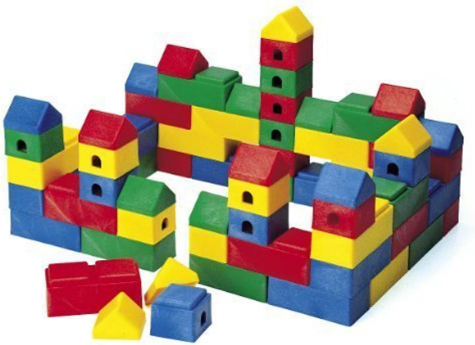 Dantoy / Indoor-Outdoor Large Building Bricks Set, 64 Pieces