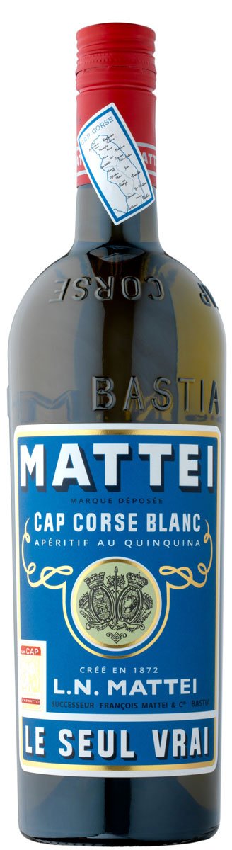 L.N. Mattei Cap Corse Blanc Aperitif au Quinquina LE SEUL VRAI (1 x 0.75 l)